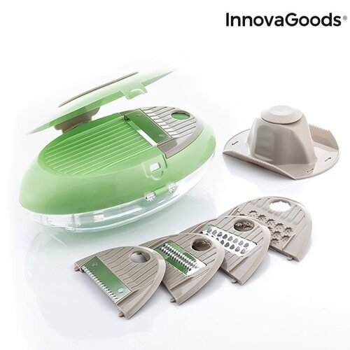 5-in-1 daržovių tarka Choppie+ InnovaGoods Kitchen Foodies