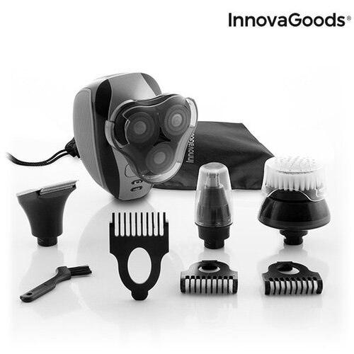 5  IN 1 įkraunamas ergonominis daugiafunkcis skustuvas Shavestyler InnovaGoods Wellness Beauté