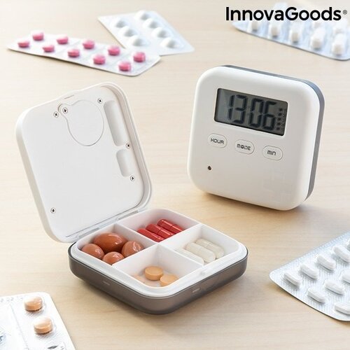 Elektroninė intelektuali tablečių dėžutė Pilly InnovaGoods Wellness Care