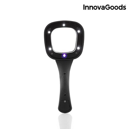 InnovaGoods Gadget Tech 3X padidinamasis stiklas su LED šviesa ir ultravioletiniais spinduliais