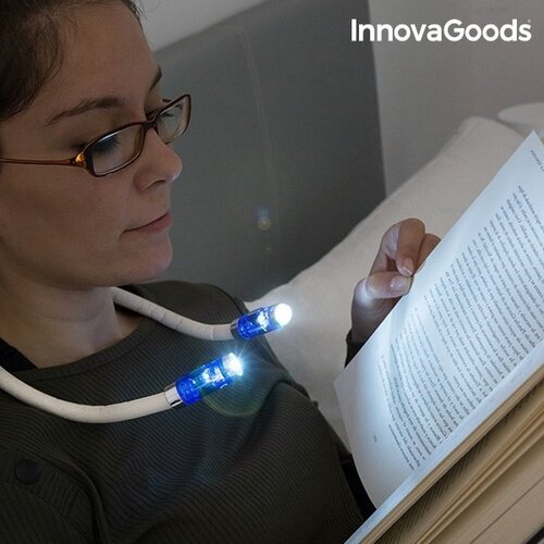 InnovaGoods Home ant kaklo dedama LED skaitymo lemputė