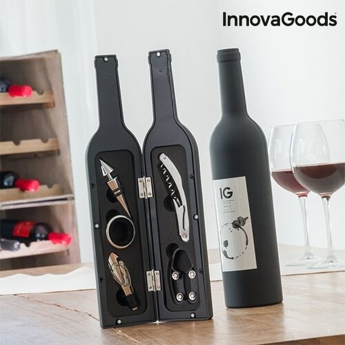 Butelio formos rinkinys vynui (5 dalys) InnovaGoods Kitchen Sommelier