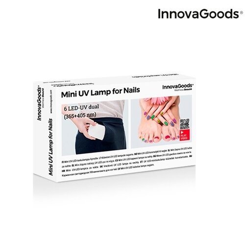InnovaGoods Kišeninė UV LED nagų lakavimo lempa