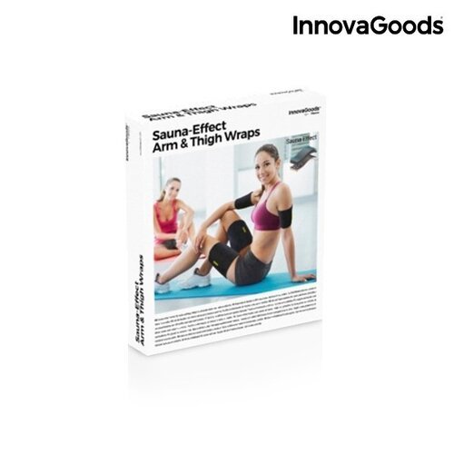 InnovaGoods Sport Fitness rankų ir šlaunų diržas su saunos efektu (4 vnt.)