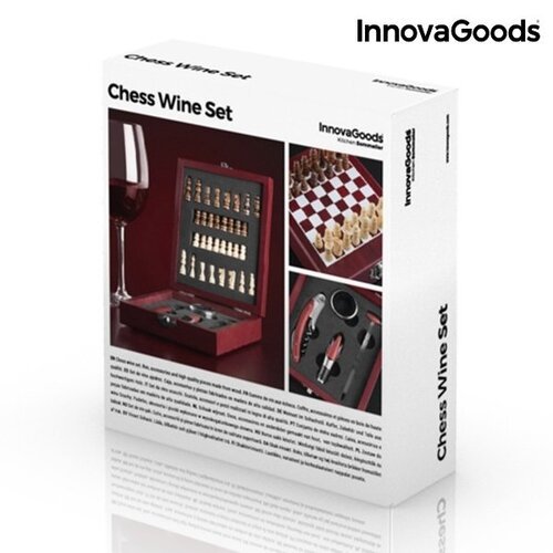  InnovaGoods Vyno priedų ir šachmatų rinkinys (37 vnt.)