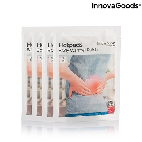 Klijuojami kūno šilumos pleistrai Hotpads InnovaGoods (4 Vnt.) Wellness Care