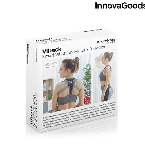 Pažangus įkraunamas laikysenos treniruoklis su vibracija Viback InnovaGoods Wellness Care