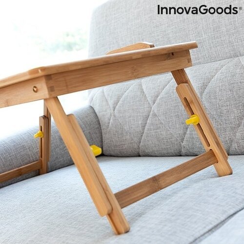 Bambukinis sulankstomas stalas Lapwood InnovaGoods Gadget Cool