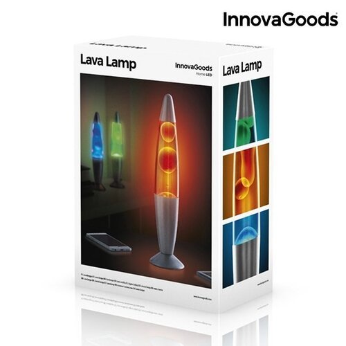 InnovaGoods 25W Magma lavos lempa (raudona spalva)