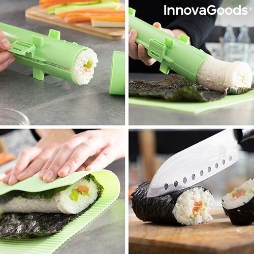 Suši rinkinys su receptais Suzooka InnovaGoods 3 Dalys Kitchen Foodies