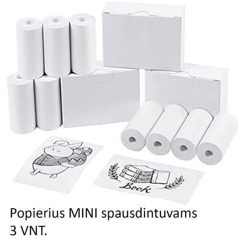 Popierius mini spausdintuvams, 3 vnt.