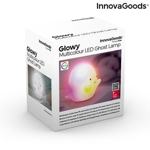 Daugiaspalvė LED lempa šmėkla Glowy InnovaGoods Gadget Kids