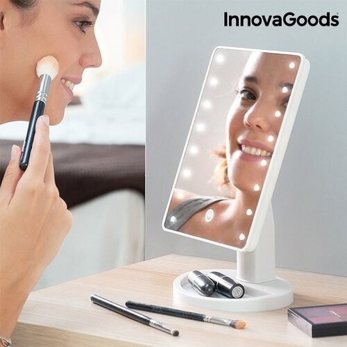 InnovaGoods Wellness Beauté pastatomas veidrodis su LED apšvietimu ir sensoriumi