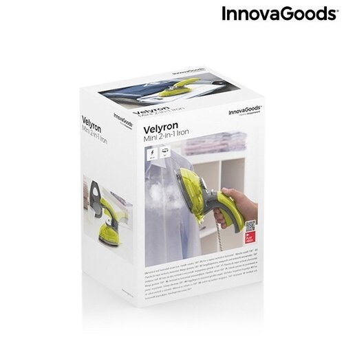 Mini vertikalus ir horizontalus garų lygintuvas „2 viename“ Velyron InnovaGoods 800 W Home Houseware