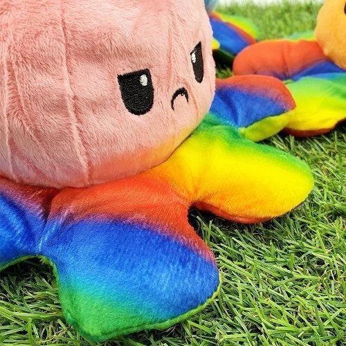 Dvipusis aštuonkojis "Octopus-Rainbow" (mėlyna/rožinė spalva)