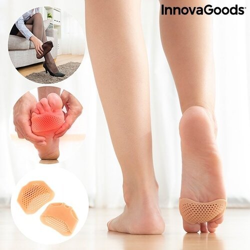 Silikoninės gelio pagalvėlės pėdoms SilStep InnovaGoods (2 Vnt.) Wellness Relax