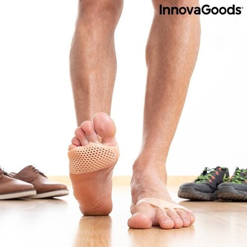 Silikoninės gelio pagalvėlės pėdoms SilStep InnovaGoods (2 Vnt.) Wellness Relax