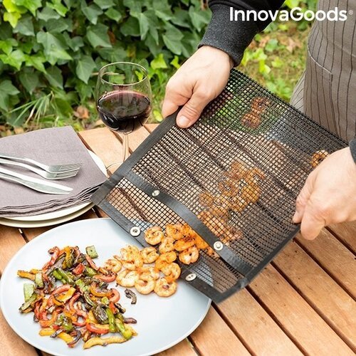  Tinkliniai krepšiai kepsninėms BBQNet InnovaGoods (2 Vnt.) Kitchen Foodies