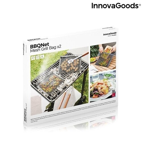  Tinkliniai krepšiai kepsninėms BBQNet InnovaGoods (2 Vnt.) Kitchen Foodies