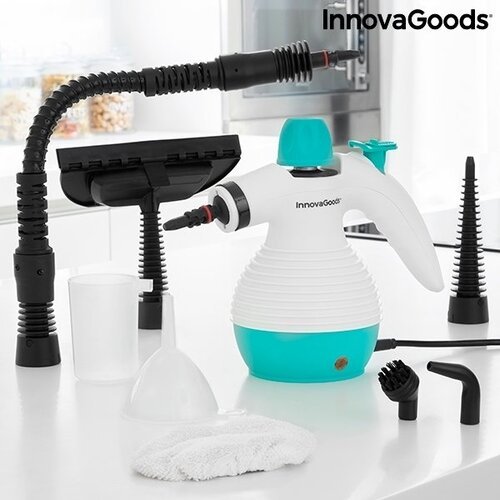 Universalus „9 viename“ rankinis garintuvas su priedais Steany InnovaGoods 0,35 L 3 Bar 1000W Home Houseware