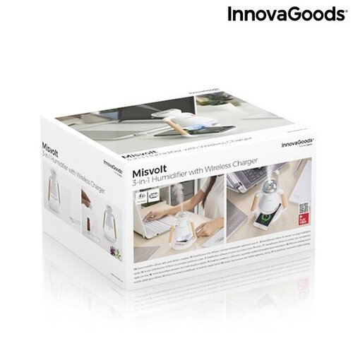 Belaidis įkroviklis 3 viename, aromatų difuzorius ir oro drėkintuvas Misvolt InnovaGoods Home Deco