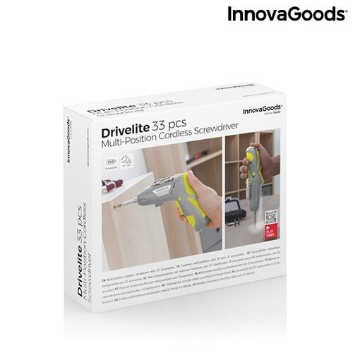 Daugialypis belaidis elektrinis atsuktuvas su priedais Drivelite InnovaGoods 33 Dalys Home Tools