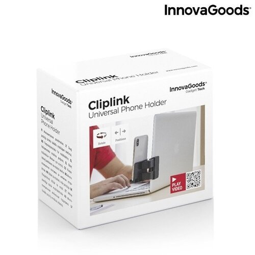 Kelių pozicijų mobiliojo telefono laikiklis su spaustuku Cliplink InnovaGoods Gadget Tech