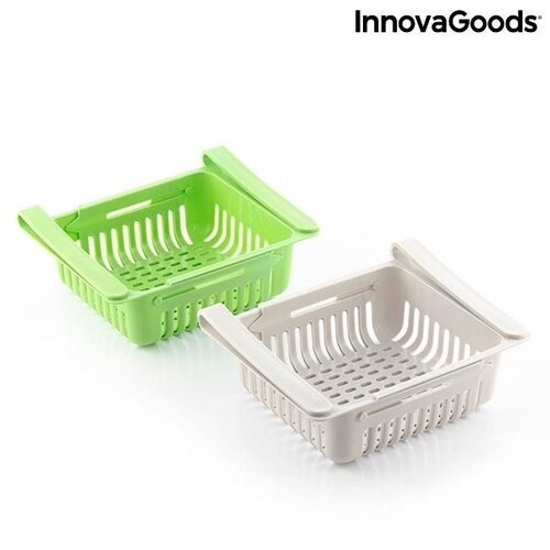 2 reguliuojamų dėklų - stalčių rinkinys Friwer InnovaGoods (2 vnt.) Kitchen Foodies